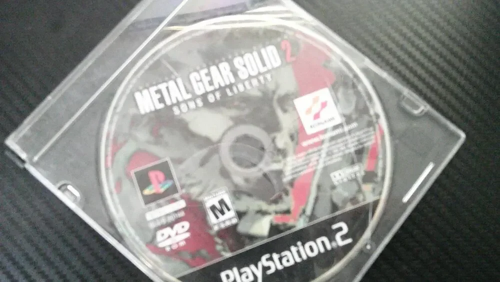 metal gear solid 2 sons of liberty ps2 disc only